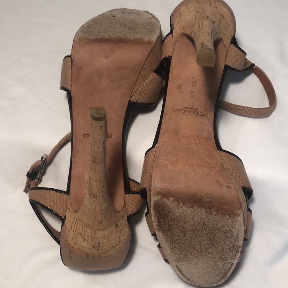 Coach Dylan Heeled Sandals Size 9 - Picture 7 of 10